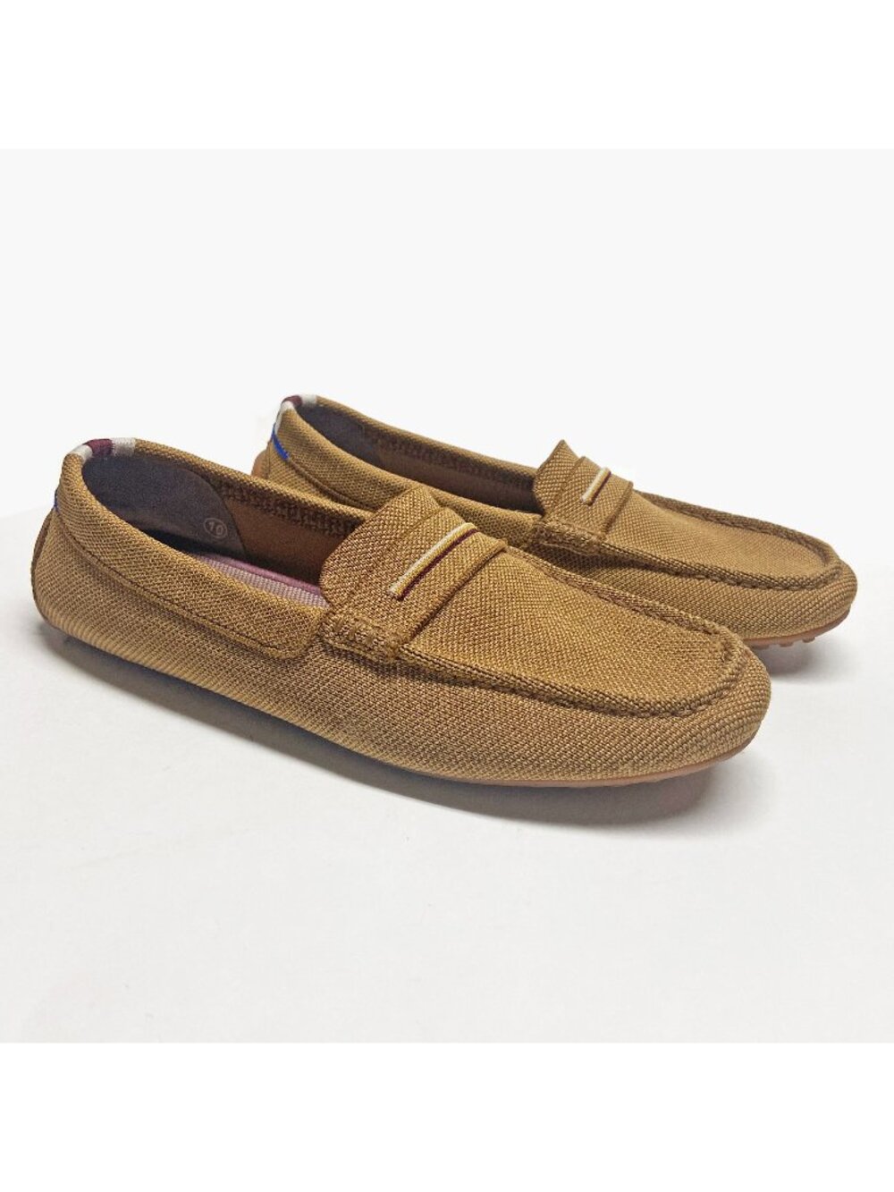 Rothy's Women's The Driver Loafer Shoes Size 10 Toasted Almond Tan Knit Slip-on